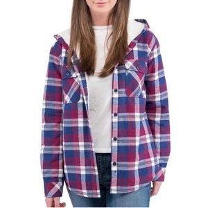 Sherpa Lined Flannel Jacket 